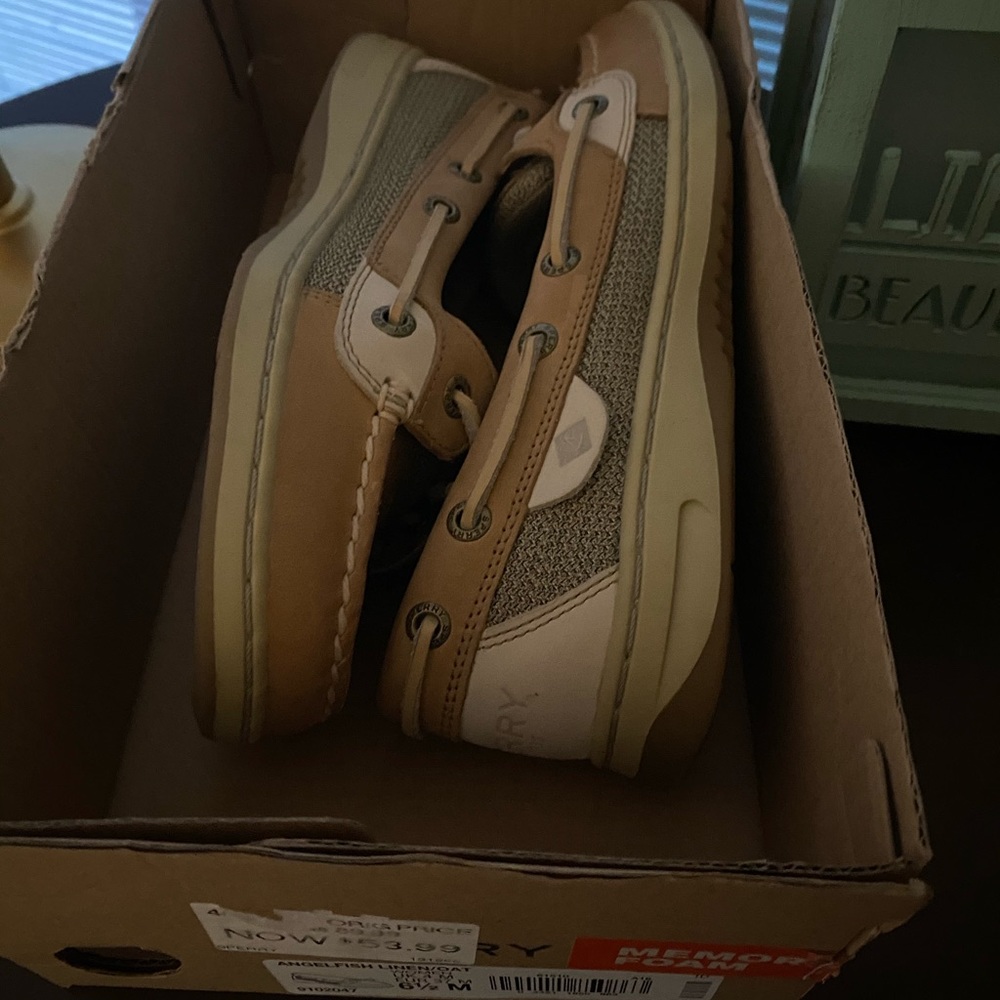 Sperry Angelfish Linen/Oat